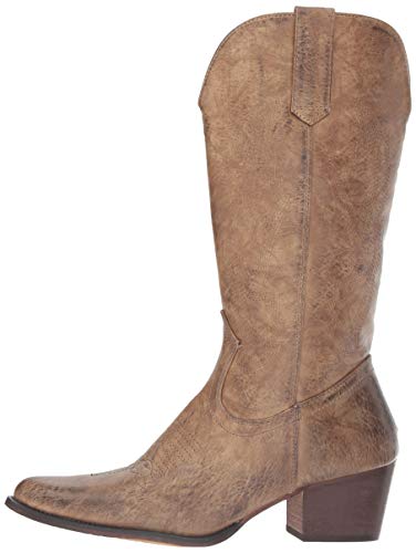 Roper Womens Nettie Boot, Tan, 6.5