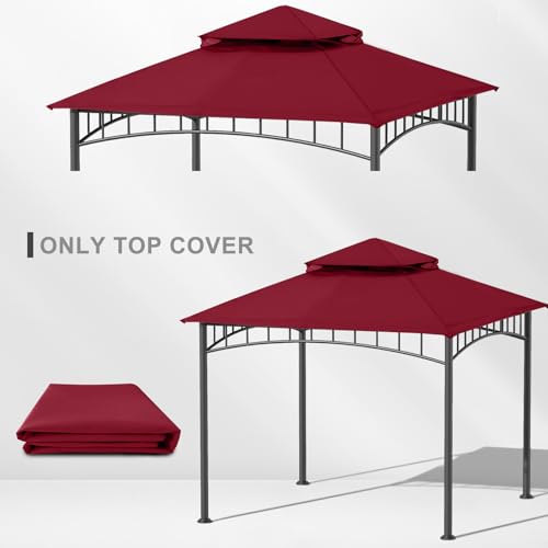 ABCCANOPY Replacement Top for L-GZ136PST Burgundy