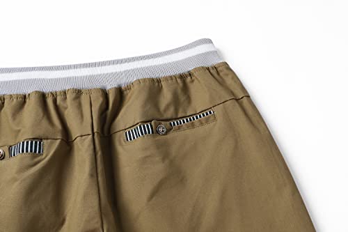 Tansozer Mens Shorts Casual Classic Fit Drawstring Summer Beach Shorts with Elastic Waist and Pockets Peacock Blue 2XL
