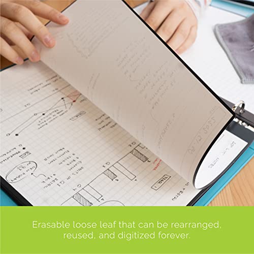 Rocketbook Smart Filler Paper Expansion Pack | Lined College Ruled Reusable Notebook Paper (8.5" x 11") | Scannable Binder Paper - Write, Scan, Erase, Reuse | 10 Double Sided Loose Leaf Sheets, White