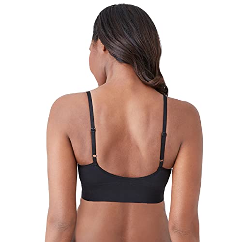 Wacoal Women's B-Smooth Skinny Strap Bralette, Black, Small