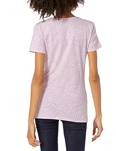 Amazon Essentials Women's Classic-Fit Short-Sleeve Crewneck T-Shirt - Discontinued Colors, Pack of 2, White/Navy, X-Large