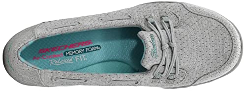 Skechers Women's Breathe-Easy-Good Influence Sneaker, NVY, 8 M US