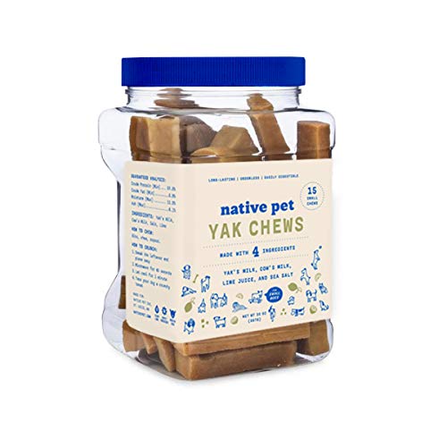 Native Pet Yak Chews (15 Small Chews)