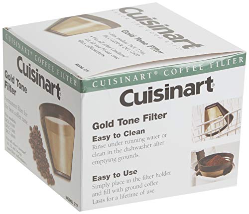 Cuisinart PurePrecision 8 Cup Pour-Over Coffee Brewer Gold Tone Coffee Filter