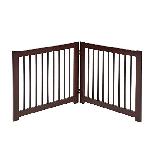 Primetime Petz 33237-E6 Extension Kit for 360 Configurable Walk Through Folding Pet Gate ,Walnut,24"