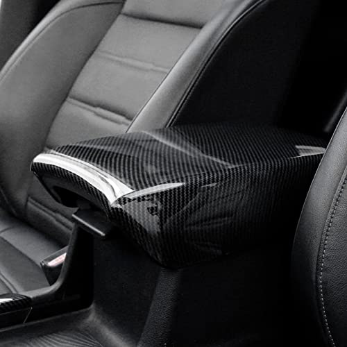 Naisec Accessories for Honda CRV CR-V 2017 2018 2019 2020 2021 2022 Interior Center Storage Box Armrest Box Protective Cover (Carbon Fiber)