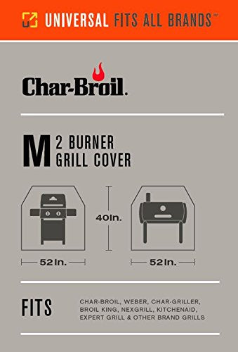 Char-Broil 2 Burner Medium Ripstop Grill Cover