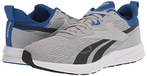 Reebok Men's Runner 4.0 Running Shoe, Pure Grey/Vector Blue, 12