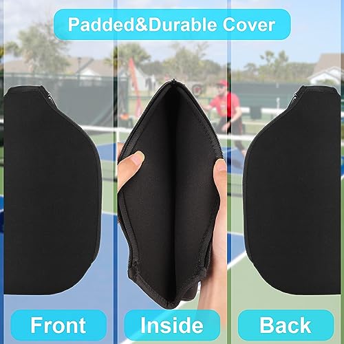 Pickleball Paddle Cover, Pickleball Paddle Covers Only Neoprene Sleeve, Pickleball Racket Sleeve - Compatible with Most USAPA Standard and Extended Pickleball Racquets