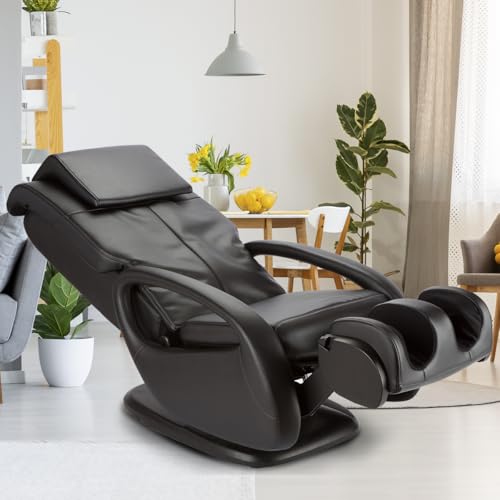 Human Touch WholeBody 7.1 Living Room Recliner Massage Chair - Full Body Professional Grade Personal Massage - Relaxation w Heat for Targeted Stress + Muscle Pain Relief with Foot Calf - Black