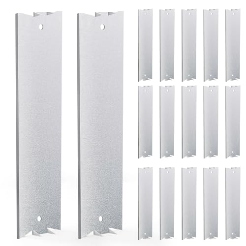 NULTRUMA 30Pcs Nail Plate for Wood Studs Cable Protector Plate 6" x 1.5" with Sharp Pointed Prongs, Anti-Nail Protection Shield with Pointed Prongs for Protecting Plumbing and Wiring