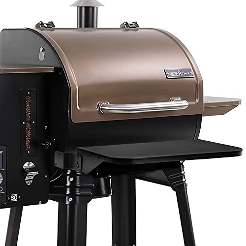 Stanbroil Folding Front Shelf for Camp Chef 24" Pellet Grills, Replacement for PGFS24, Black