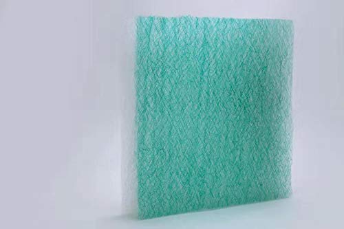 Paint Booth Exhaust Filter Pad, 20"x 20"x 2.5"(50 Pack), Spray Booth Filter, Fiberglass Paint Arrestor for Air Filter System(15 Gram)