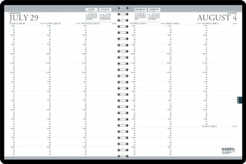 House of Doolittle 2024-2025 Professional Weekly Planner, Academic, Black, 8.5 x 11 Inches, August - July (HOD257202-25)