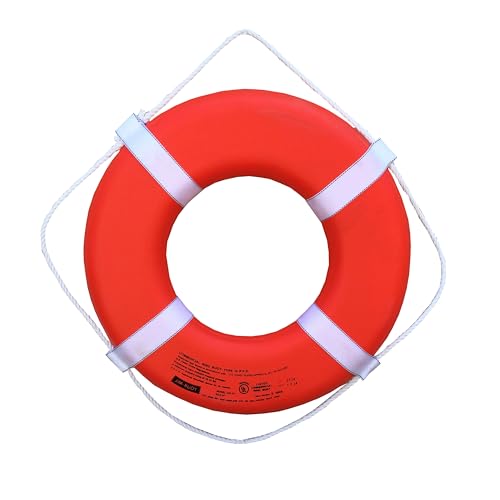 Jim-Buoy GO-20 G-Series Life Ring with Web Straps - 20", Orange