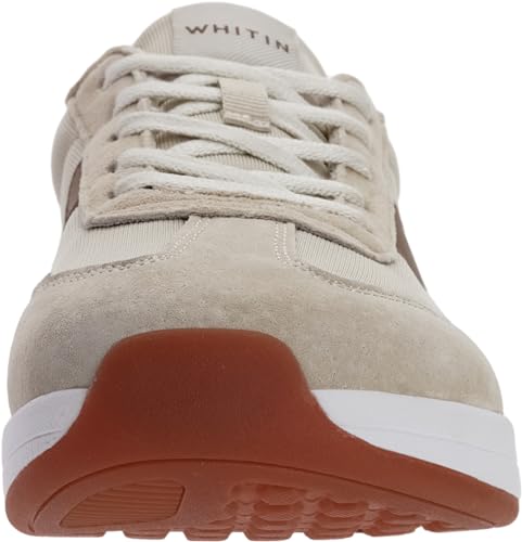 WHITIN Women's Zero Drop Trainer Shoes Wide Toe Box Sneakers Extra Width Size 5.5 Non Slip Trail Walking Road Running Fashion Lightweight Tennis Beige 36