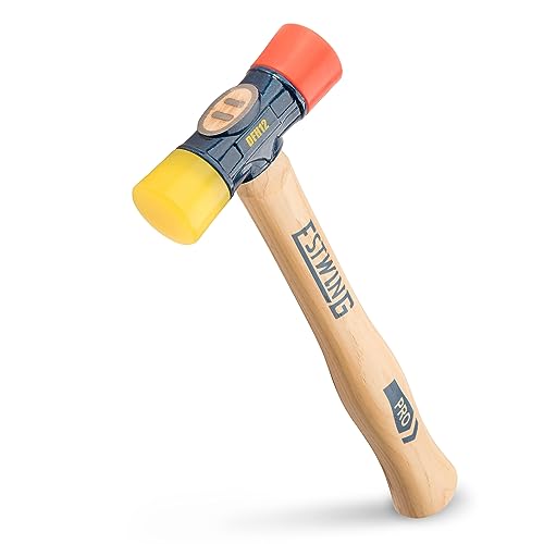 Norske Tools Newly Improved NMAP001 13 inch Laminate Flooring and Siding Cutter & Estwing - DFH-12 Rubber Mallet - 12 oz Double-Face Hammer with Soft/Hard Tips