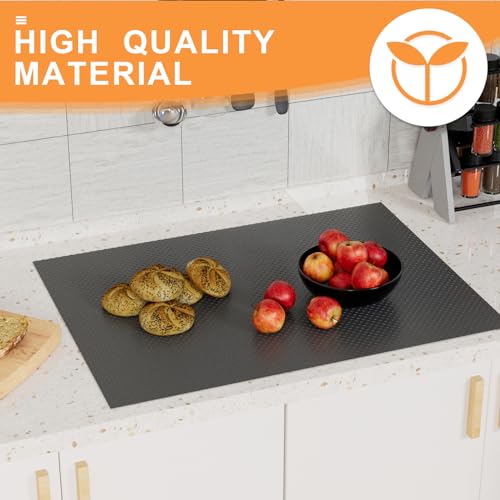 FLPMIX Shelf Liner 22 inch Wide - Waterproof Cabinets Liners, Non Adhesive, Easy to Cut Under Sink Mat Liners for Kitchens Drawer, Shelves, 22 X 300Inch White
