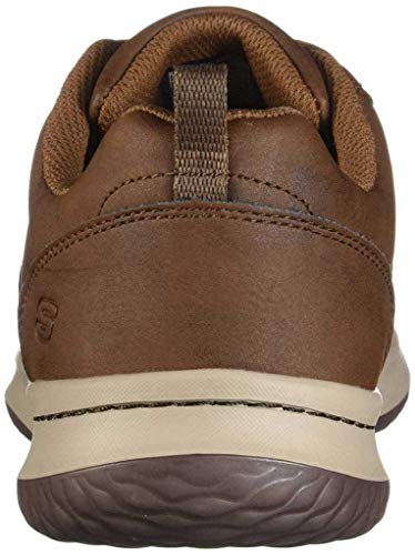 Skechers Men's Delson-Antigo Oxford, Tan, 10 M US
