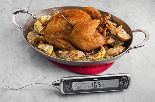 OXO Good Grips Chef's Precision Digital Leave-In Thermometer, Stainless Steel, 1 count