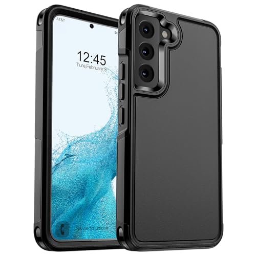 zapica for iPhone 12 Case,iPhone 12 Pro Case,[Compatible with MagSafe][12 FT Military Grade Drop Protection] 2X[Tempered Glass Screen Protector] Magnetic Phone case for iPhone 12/12 Pro,Black