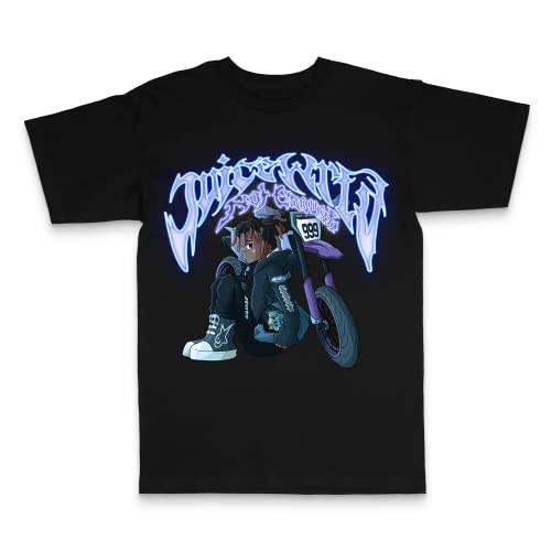 Juice WRLD Unisex-Adult Standard Not Enough Moto Tee, Black, Small