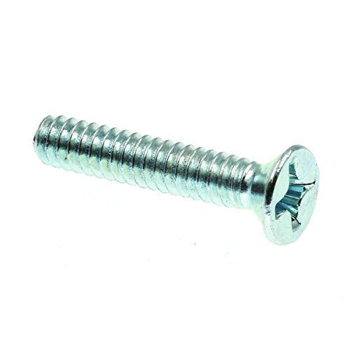 Prime-Line 9000550 Machine Screws, Flat Head, Phillips Drive, #6-32 X 3/4 In., Zinc Plate (100 Pack)