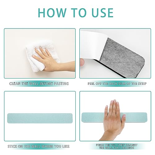 Bulletin Board Cork Board Cork Boards for Walls Cork Board for Office Pin Board Bulletin Boards for Walls (Blue)