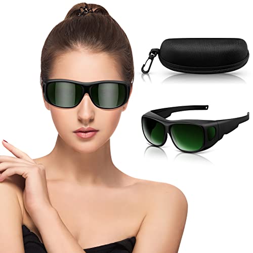 Viconor Laser Safety Glasses, Eye Protection for Red Light Therapy 200-1000nm Wavelength, Tanning Goggles Effective Filtering IPL, UV, LED Rays for Tanning Bed Laser Hair Remova