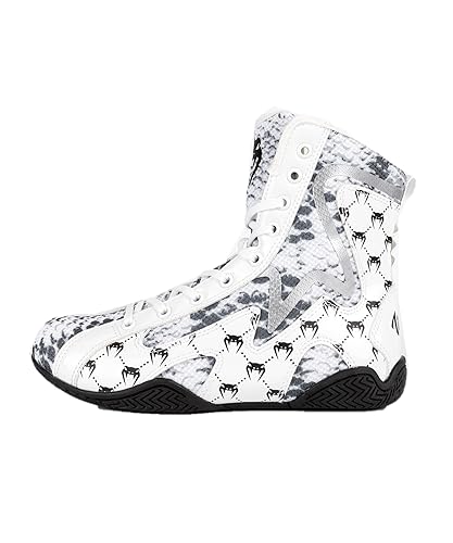 Venum White Snake Boxing Shoes - White