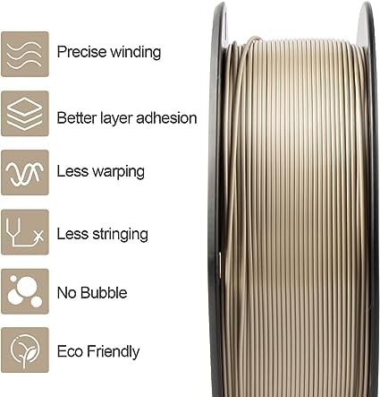 Carbon Fiber PETG Filament 1.75mm, TINMORRY PETG-CF 3D Printing Materials for FDM 3D Printer, 1 KG 1 Spool, Reddish Brown