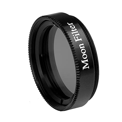 Starboosa 1.25 Inch Moon Filter Aluminum Frame Light Pollution Filter for Telescope Eyepieces