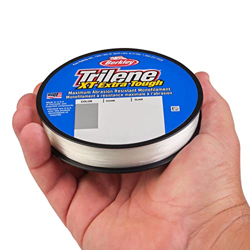 Berkley Trilene® XT®, Low-Vis Green, 14lb | 6.3kg, 3000yd | 2743m Monofilament Fishing Line, Suitable for Saltwater and Freshwater Environments