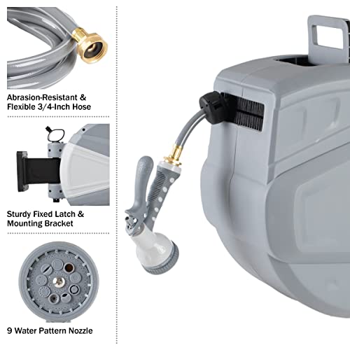 Pure Garden Retractable Garden Hose