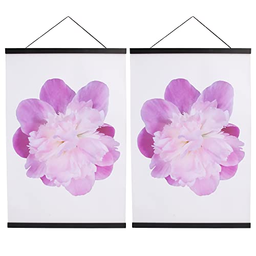 Aynoo Magnetic Poster Hanger Frame 8x10 8x12 8x24 8x18 Poster Frame 8 Inch Wide Magnetic Poster Hanger Frame for Posters,8" Wide,Black,1Pack