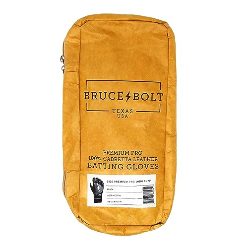 BRUCE BOLT Original Series Long Cuff Green Batting Glove - Green Small