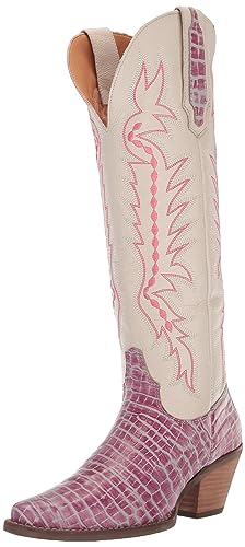 Dingo Women's High Lonesome Fashion Boot, Periwinkle, 6