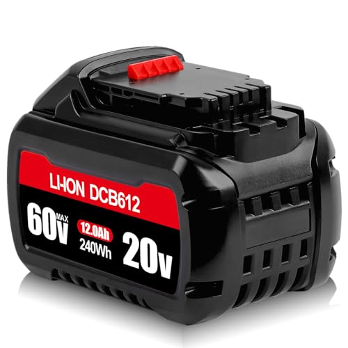 NEPOWILL 20V/60V 9.0Ah Replacement Battery for DeWalt 60V Flexvolt Battery, Compatible with DeWalt Battery DCB606 DCB609 DCB206 DCB204 DCB180 DCB200 Fit for DeWalt 20V/60V/120V Cordless Tools