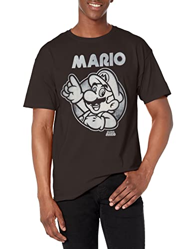 Nintendo Men's So Mario T-Shirt, 3X-Large, Black