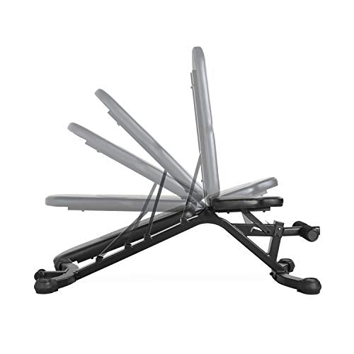 CAP Barbell Adjustable Utility Weight Bench, Crescent Shaped BackPad