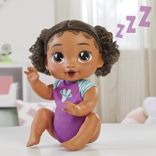 Baby Alive Crawl 'n Play Tilly Tinker Electronic Crawling Baby Doll Set, Black Hair, Kids Toys for Girls & Boys 3 Years & Up, 10.75 Inches