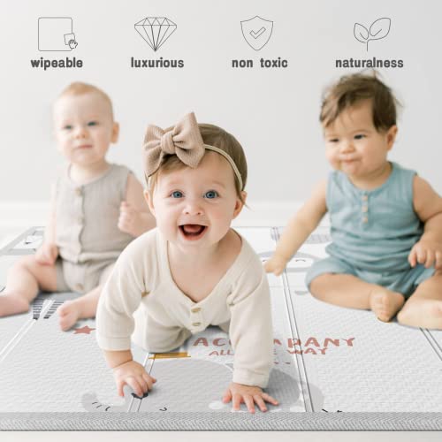 Baby Playpen,Playpen, Playpen for Babies and Toddlers, Play Pen for Kids, Play Pens for Babies and Toddlers for Apartment (47 * 47 inch Grey with mat)