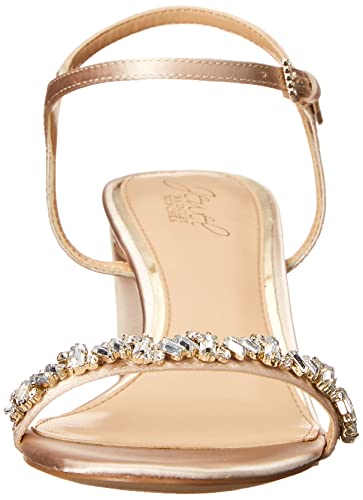 Jewel Badgley Mischka Dagny Strappy Low Block Heel