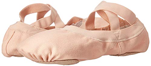 Bloch girls Girl's Pro Elastic dance shoes, Pink, 13 Wide Little Kid US