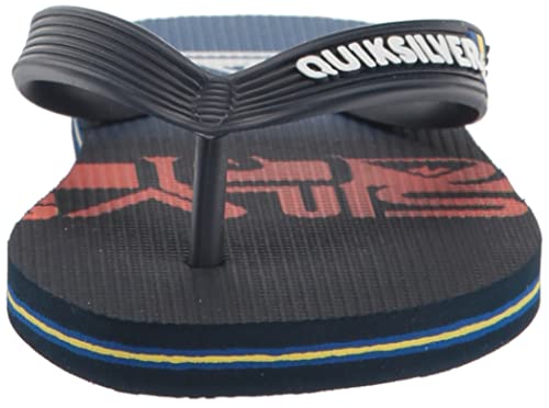 Quiksilver Boy's Strap Flip-Flop, Black 1, 5 Big Kid