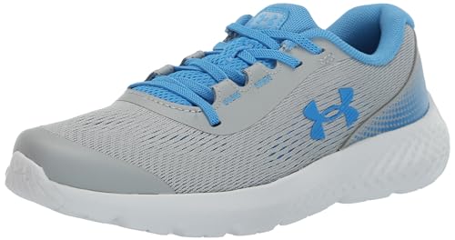 Under Armour Boys' Pre School Rogue 4, (004) Black/Beta/Tech Blue, 2.5, US