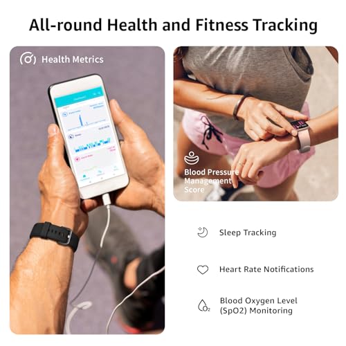 Smart Watch (Answer/Dial Calls), 1.85" HD Fitness Tracker Watch for Men Women with 147 Sports Modes, IP68 Waterproof Smartwatch with Heart Rate Sleep Monitor and Pedometer, Compatible with iOS Android