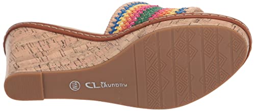 CL by Laundry Women's Beginning Wedge Sandal, Natural, 11