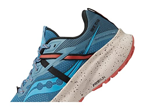 Saucony Women's Ride 15 TR Trail Running Shoe, Fog/Haze, 10